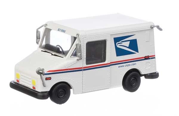 Walthers SceneMaster 949-12253 HO Scale Long Life Vehicle (LLV) Mail Truck -- United States Postal Service(R) 1993-Present Scheme