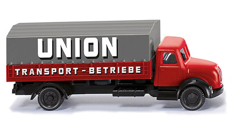 Wiking 094906 1/160 Scale Union Transport - Magirus Flatbed Truck