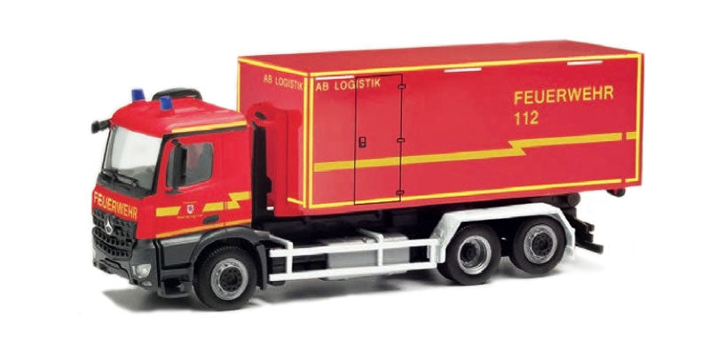 Herpa 95464 1/87 Scale Fire Service - Mercedes-Benz Arocs Container Fire Truck