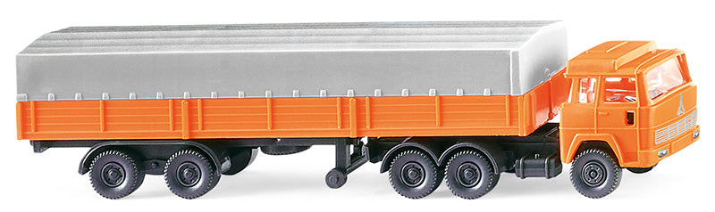 Wiking 095611 1/160 Scale DB - Magirus Flatbed Tractor Trailer
