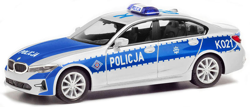 Herpa 96249 1/87 Scale Police Polska - BMW 3 Series Sedan high