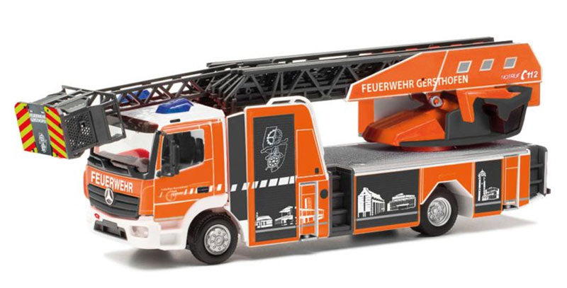 Herpa 097604 1/87 Scale Gersthofen Fire Service - Mercedes Atego Fire Truck