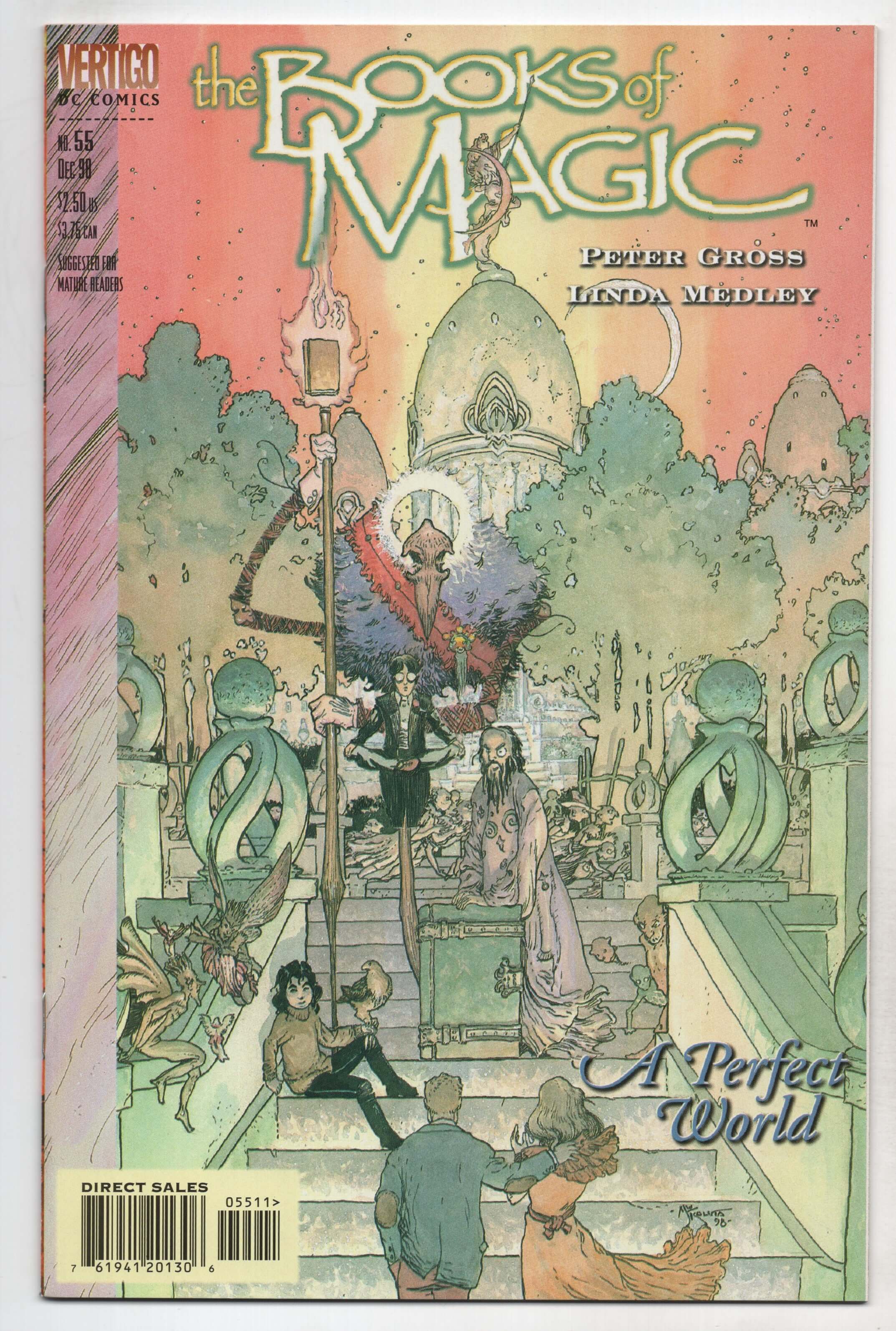 Books Of Magic 55 DC Vertigo 1998 NM Tim Hunter Mike Kulata