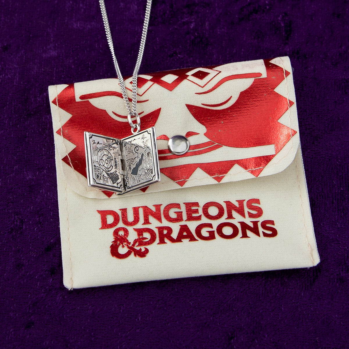 Dungeons and Dragons X RockLove Wizard Spell Book Necklace