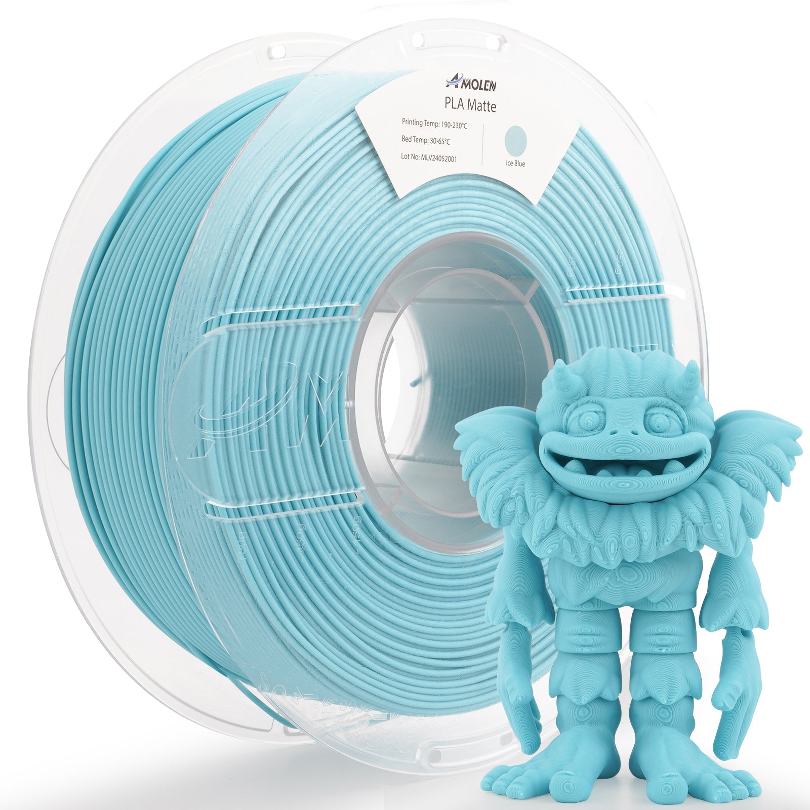 PLA Matte Basic 1.75mm Bundle, 4KG