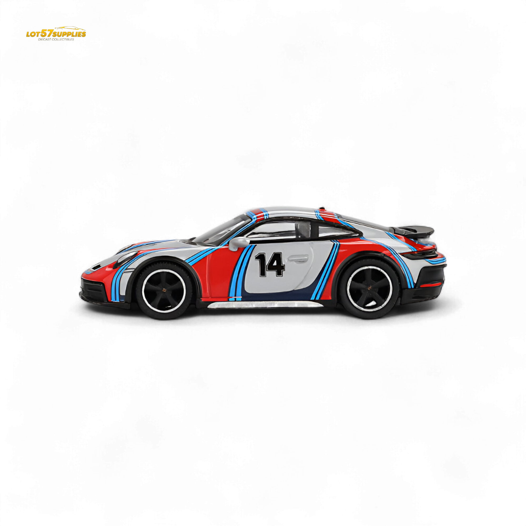 Mini-GT Porsche 911 Dakar “Rally 1974” Ice Grey Metallic 1:64 MGT00964