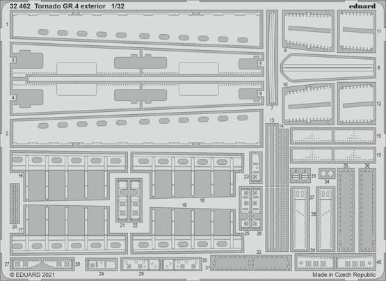 Eduard 32462 1/32 Aircraft- Tornado GR4 Exterior for ITA
