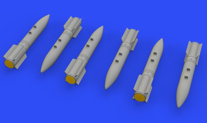 Eduard 648496 1/48 Aircraft- PB250 Bombs (Decals, Photo-Etch & Resin)
