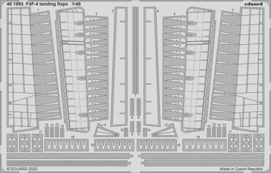 Eduard 481093 1/48 Aircraft- F4F4 Landing Flaps for EDU