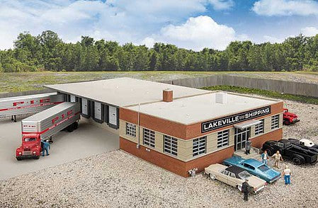 Walthers Cornerstone 933-4131 HO Scale Cross-Dock Truck Facility -- Kit