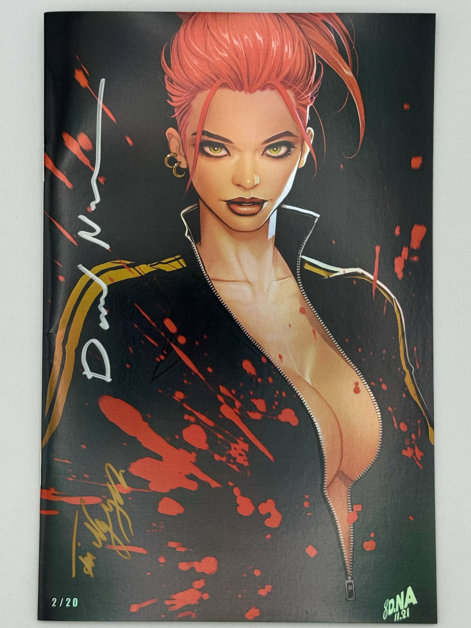 [DOUBLE SIGNED] [FOIL] MUFFY THE PIMP SLAYER #2 DAVID NAKAYAMA EXCLUSIVE LIMITED VIRGIN VAR [IN STOCK]