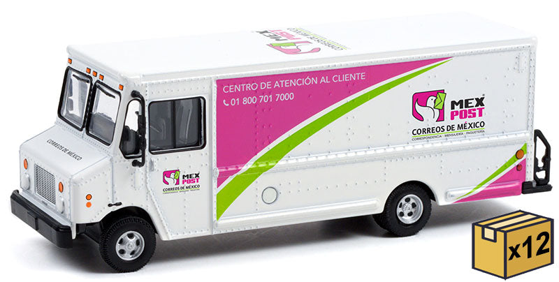 Greenlight 30300-CASE 1/64 Scale Correos De Mexico - 2020 Mail Delivery Vehicle