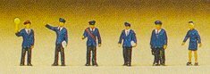 Preiser 88511 Z Scale Railroad Personnel -- Track Workers pkg(6)