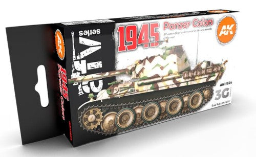 AK Interactive 11654 AFV Series: 1945 Late War Panzer Camouflage 3G Acrylic Pain
