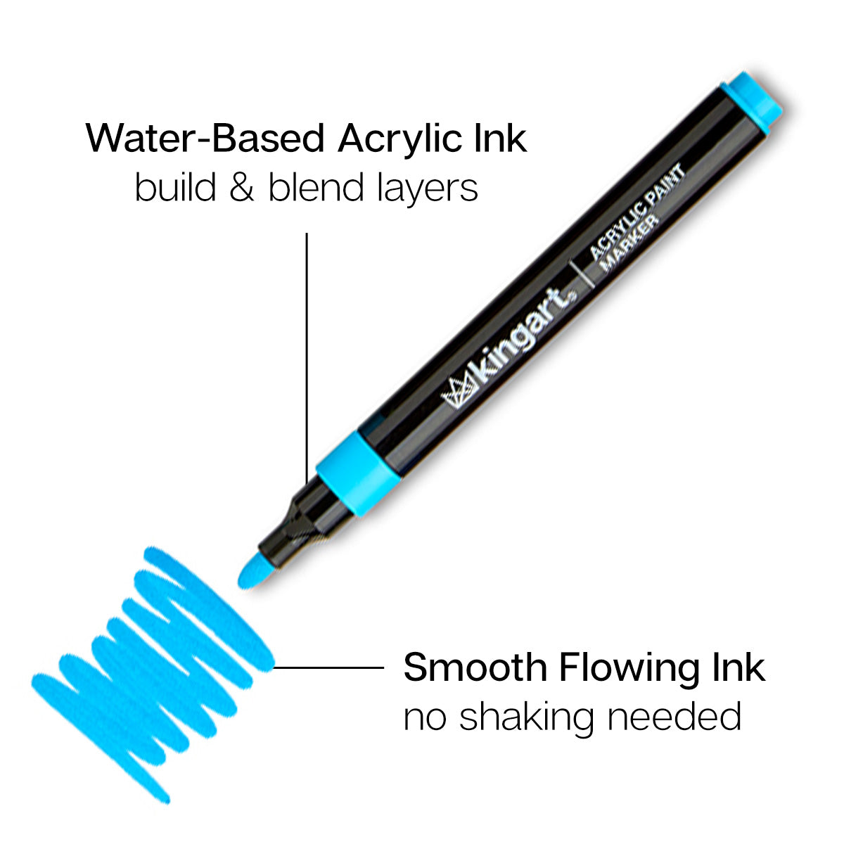 Acrylic Paint Markers 36 Colors