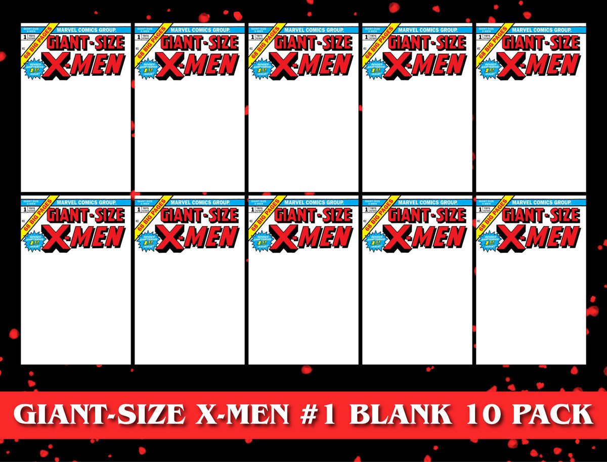[10 PACK] Giant-Size X-Men #1 Facsimile Edition [New Printing] Unknown Comics Exclusive Blank Var (08/30/2023)