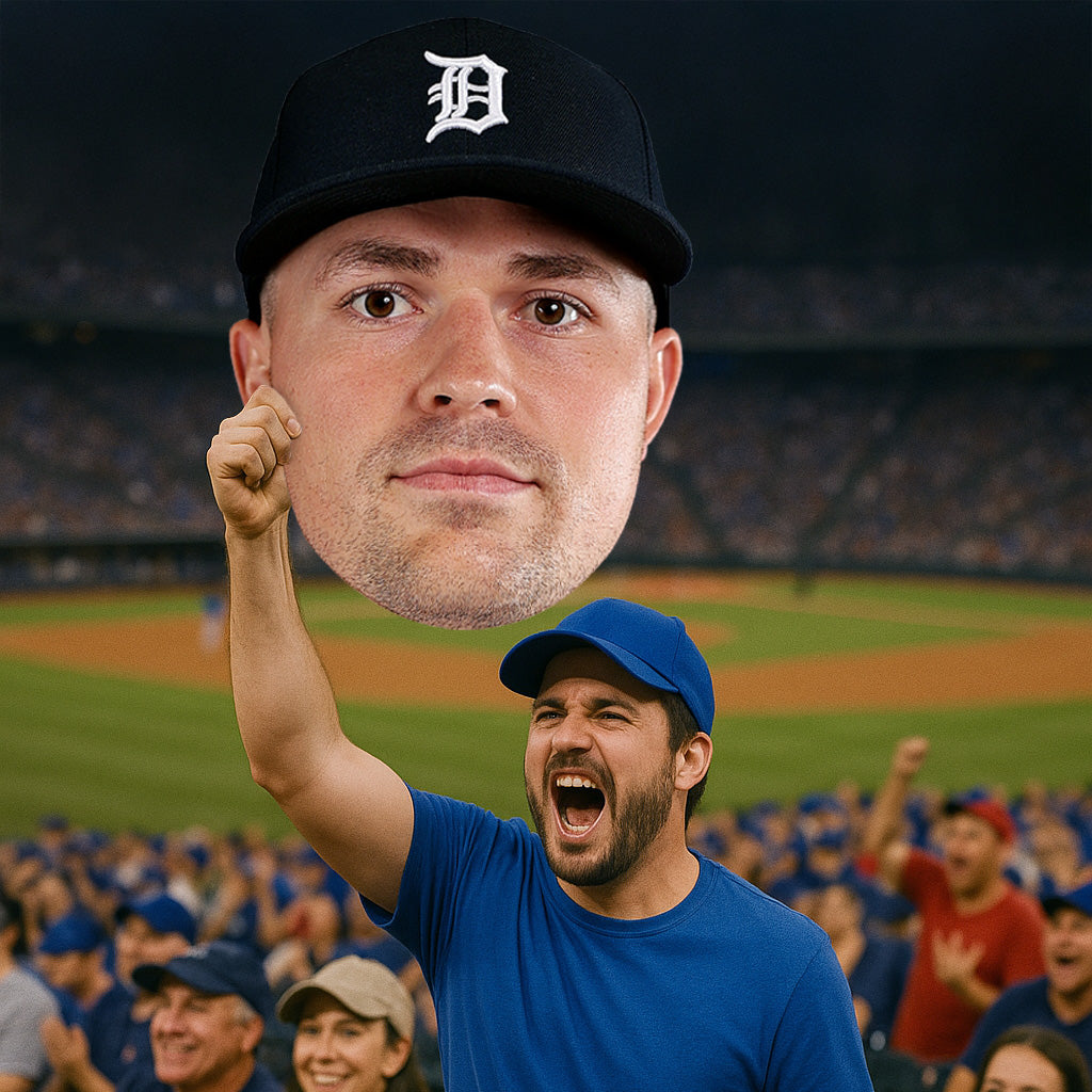 Tarik Skubal - Big Head - Official MLB - Detroit Tigers - Foam Core Cutout