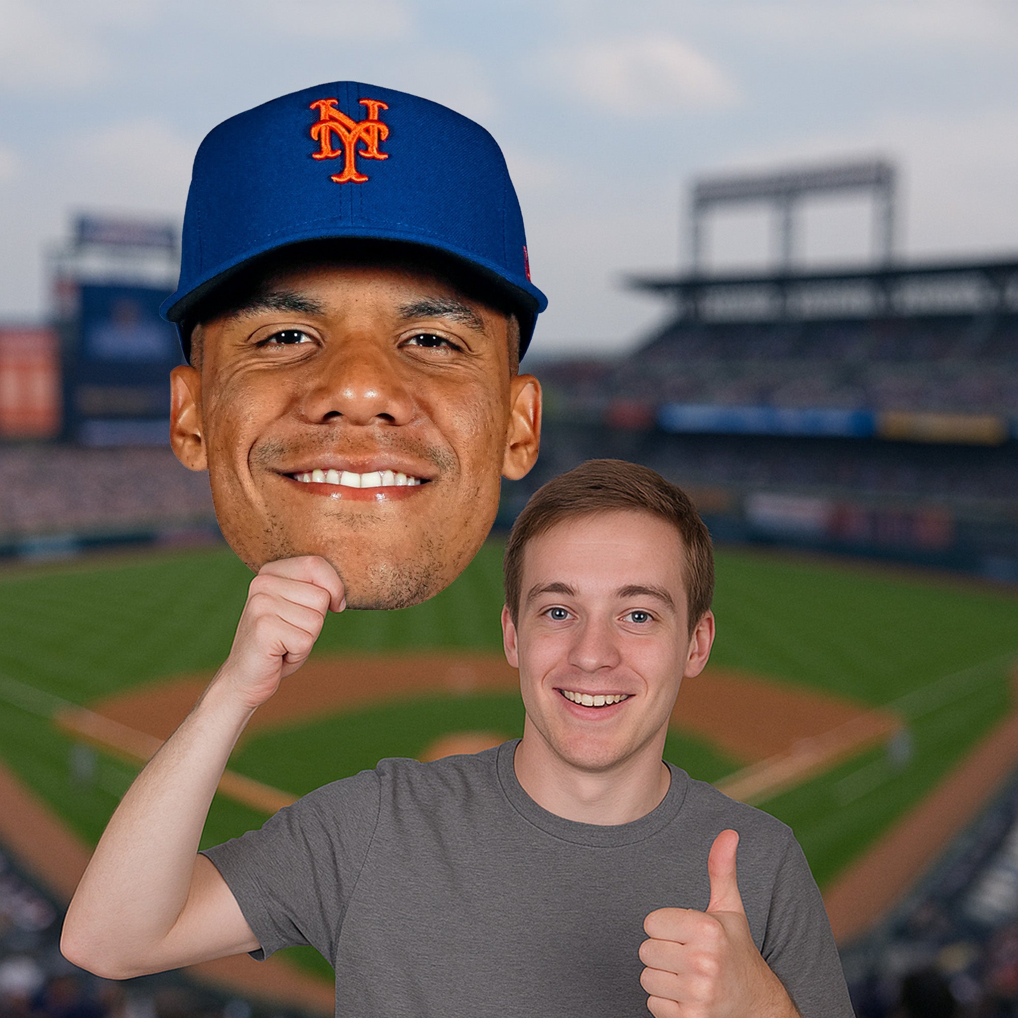 Juan Soto - Big Head - Official MLB - New York Mets - Foam Core Cutout