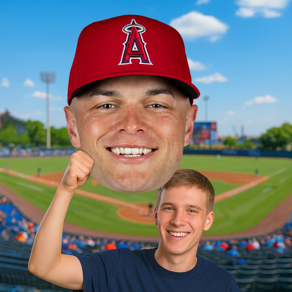 Logan O'Hoppe - Big Head - Official MLB - Los Angeles Angels - Foam Core Cutout