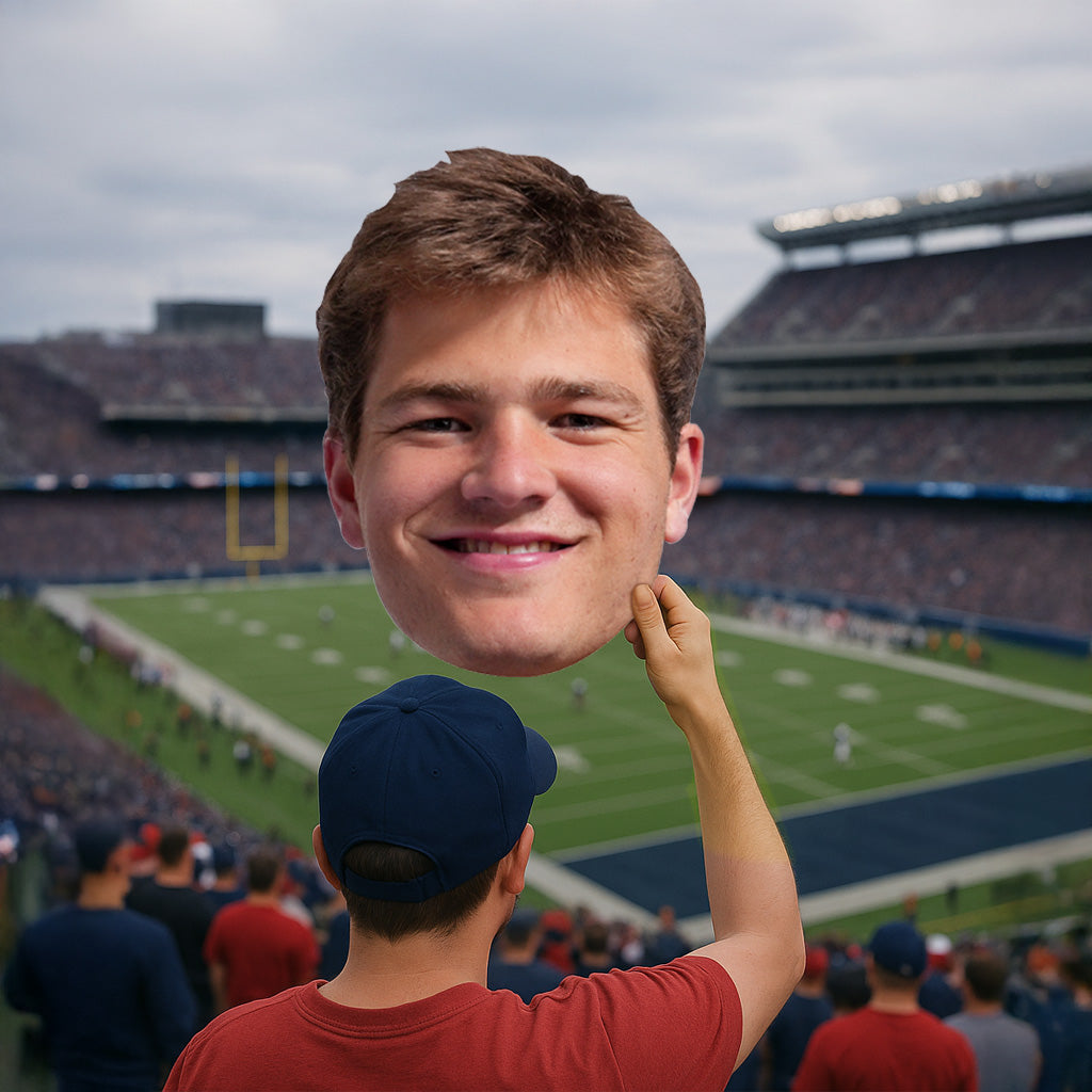 Drake Maye - Big Head - Official NFLPA - New England Patriots - Foam Core Cutout