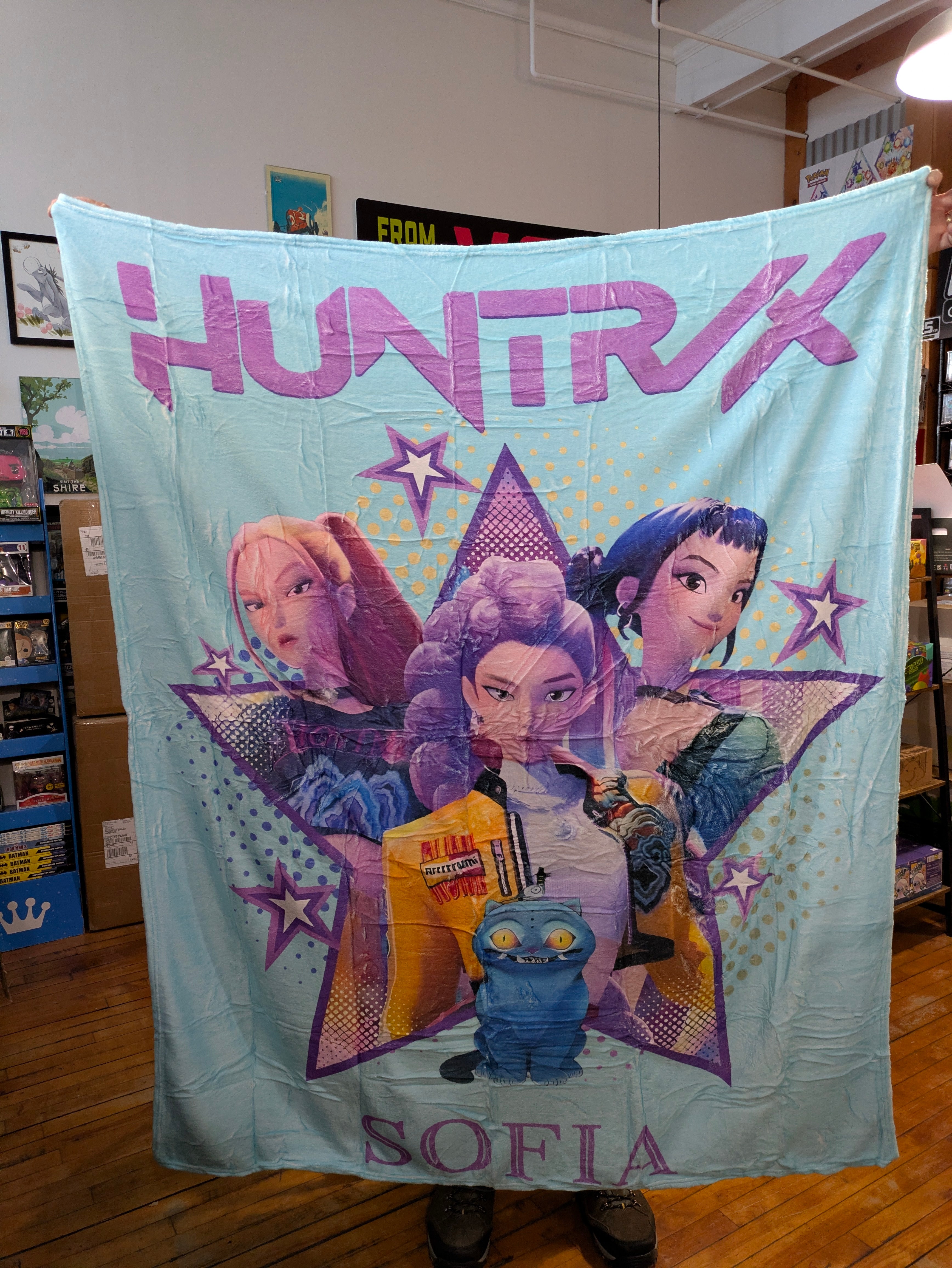 K-POP DEMON HUNTERS HUNTRIX Stars Blanket