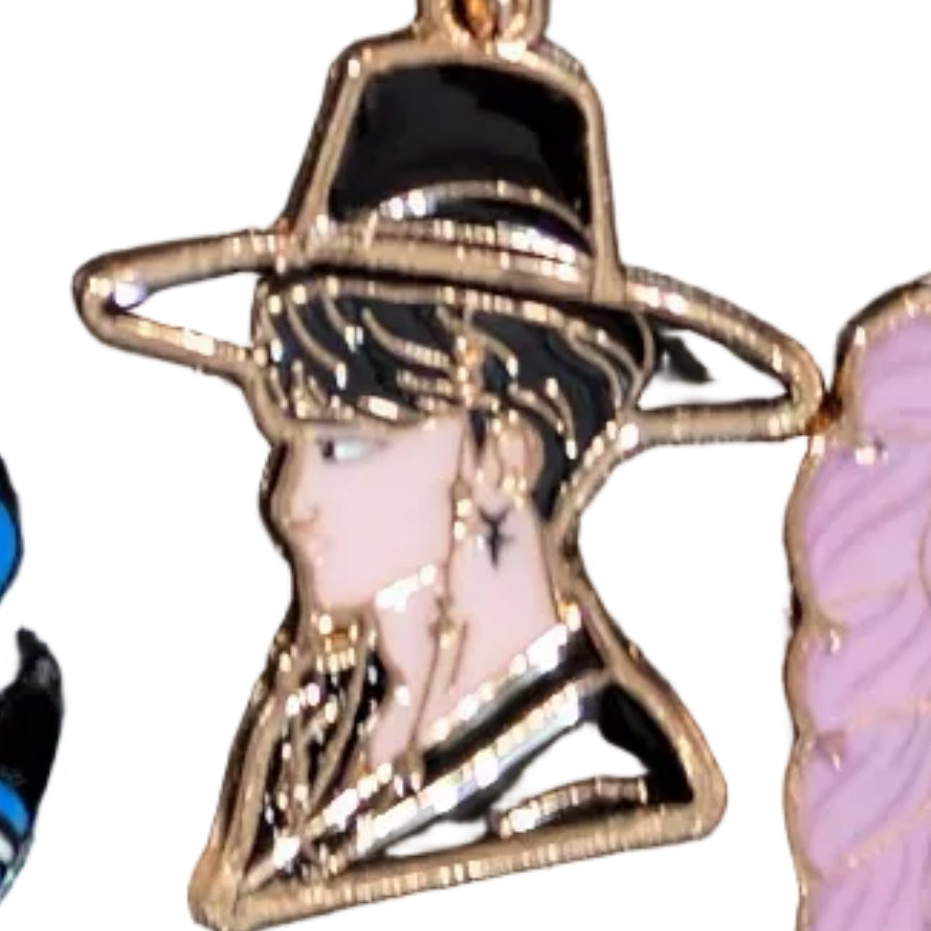 K-POP DEMON HUNTERS Enamel Pendant Necklace – Character Icon Series