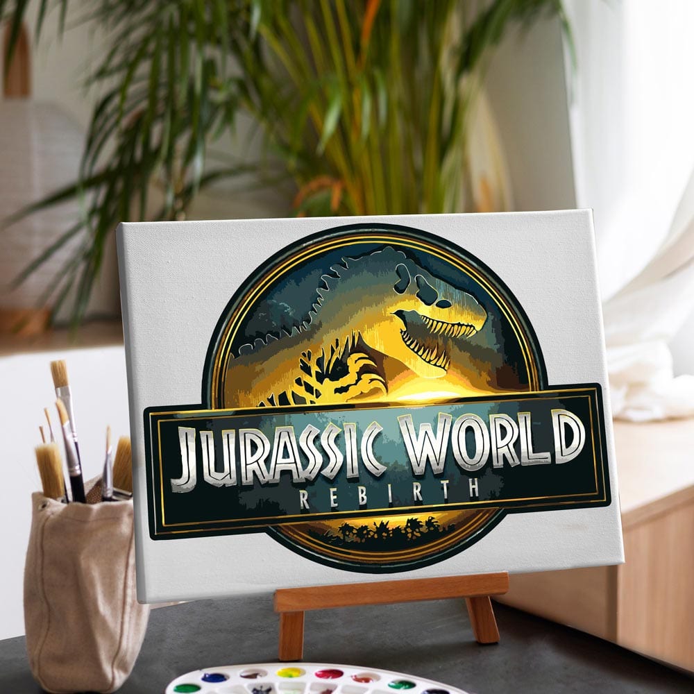 Jurassic World Rebirth - Paint By Numbers Kit