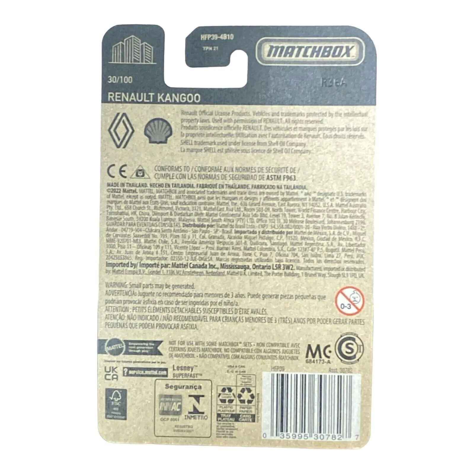 Matchbox Renault Kangoo (Shell) - Matchbox Series 30/100