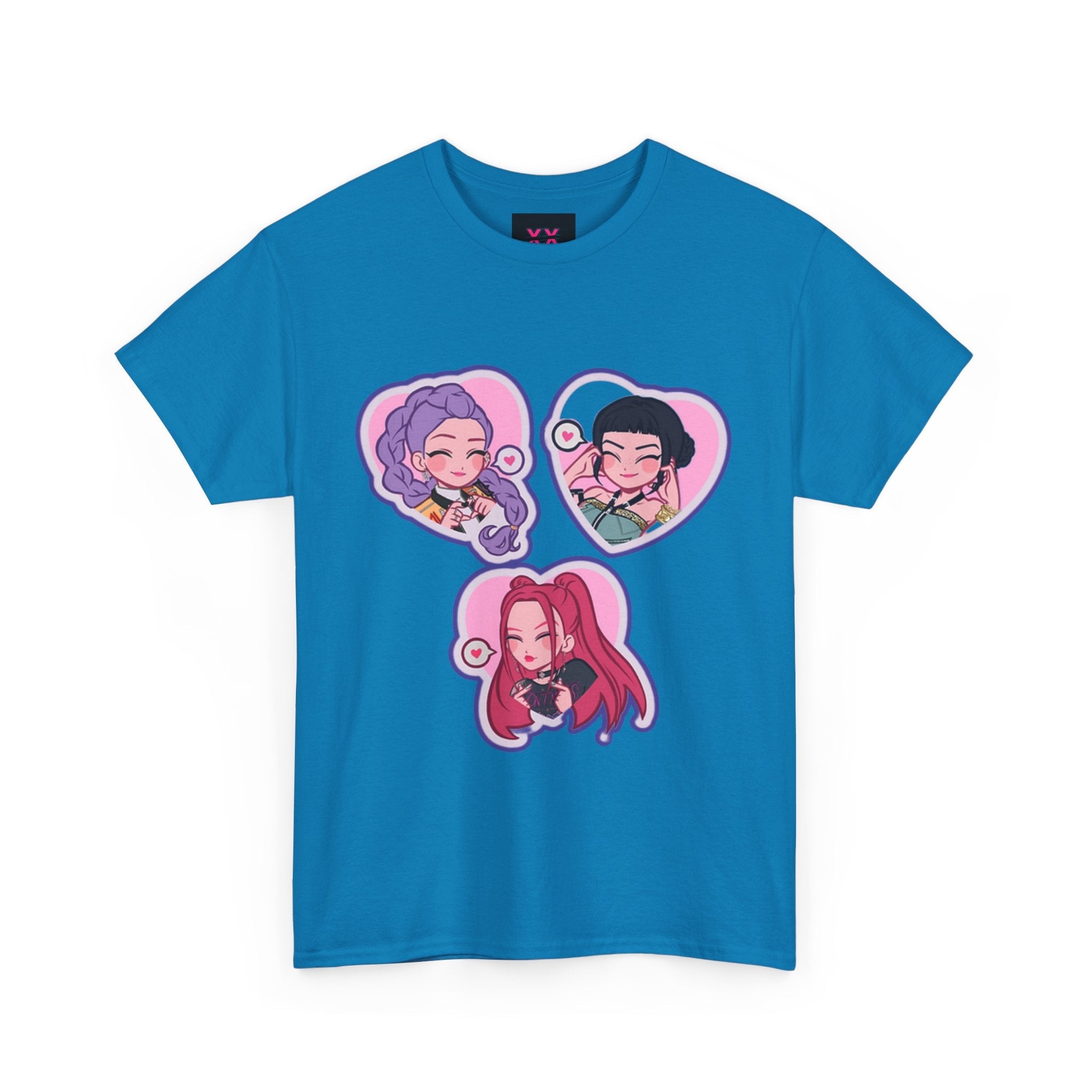 Idol style 1 Cotton Tee | Cute Character Tees, Graphic T-Shirts, Kawaii Apparel, Gift for Friends, Casual Streetwear
