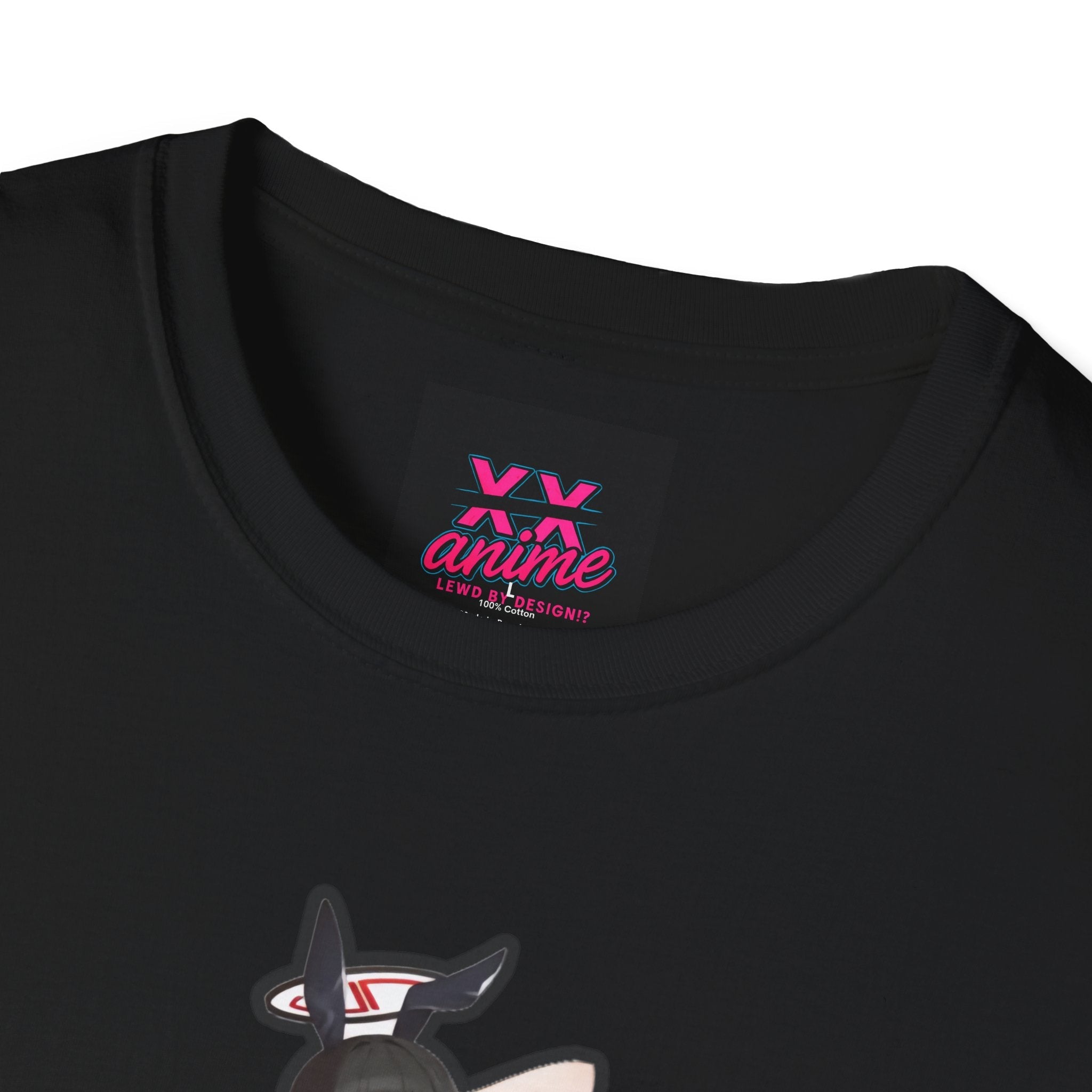Anime-Inspired Witchy lewd bunny 2 T-Shirt: Spooky Season Vibe, Perfect for Comic Con, Halloween Party, or Casual Wear, Unisex Softstyle Tee, [...]