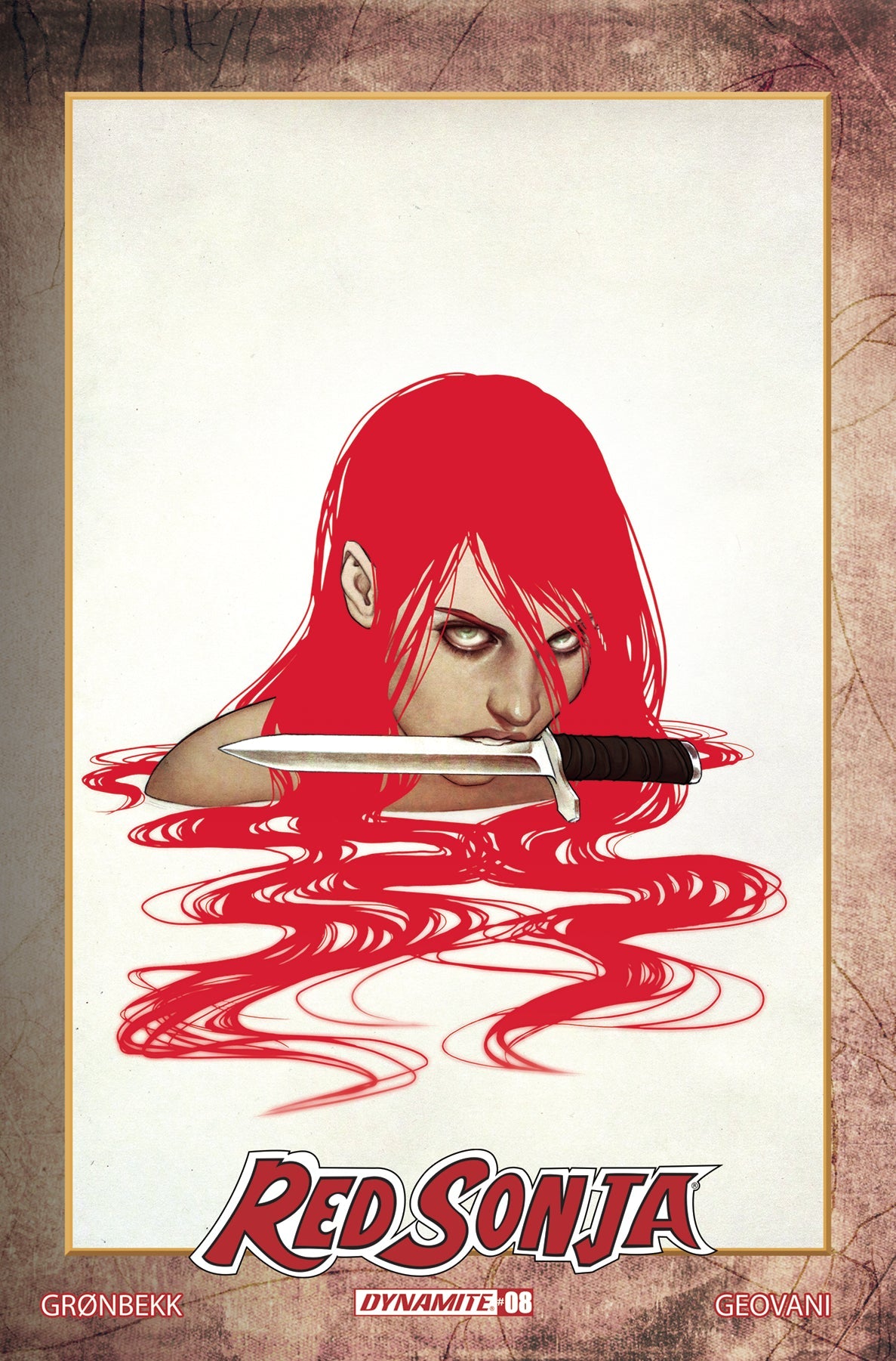 Red Sonja 2023 #8 F 1:10 Jenny Frison Modern Icon Variant (02/28/2024) Dynamite