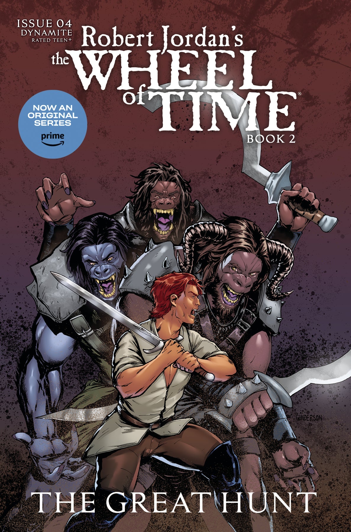 Wheel Of Time Great Hunt #4 B Jordan Gunderson Variant (02/28/2024) Dynamite