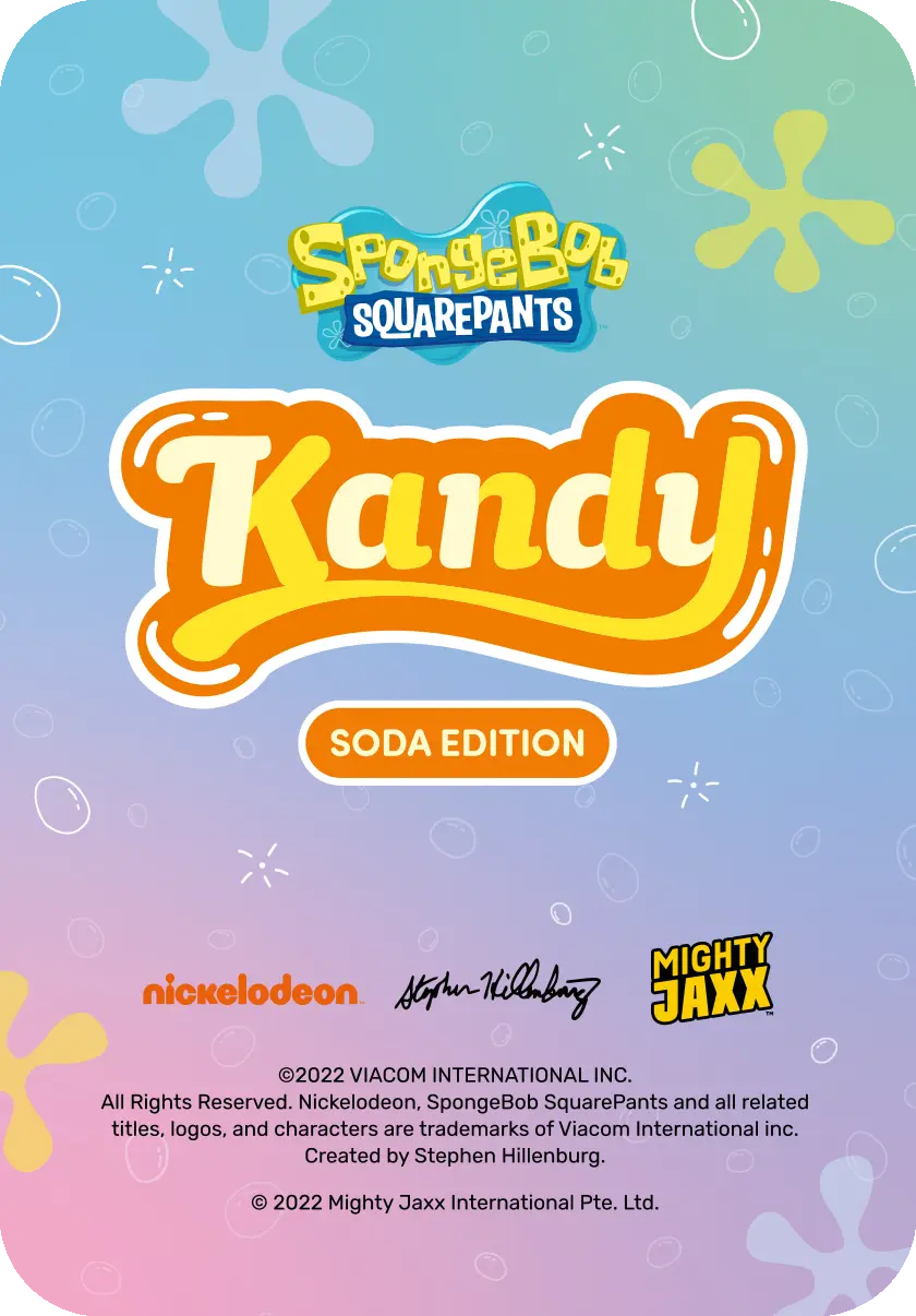 Kandy X SpongeBob SquarePants (Soda Edition) Blind Box (1 Blind Box)