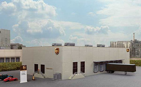 Walthers Cornerstone 933-3863 N Scale UPS(R) Hub with Customer Center -- Kit