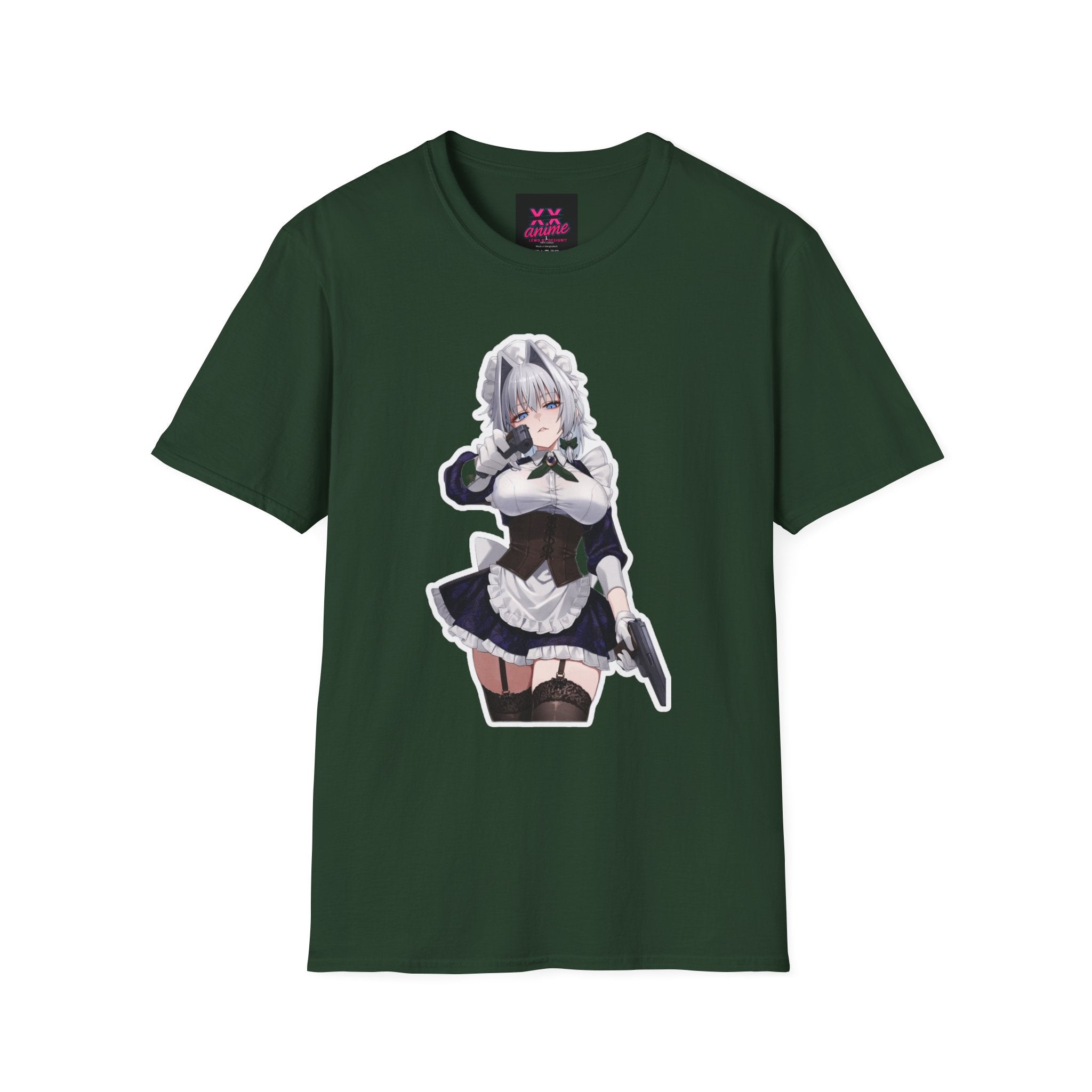 Anime-Inspired Unisex lewd gun T-Shirt - Fun, Playful Design, Perfect for Anime Lovers, Cosplay, Gifts, Casual Wear, and Conventions