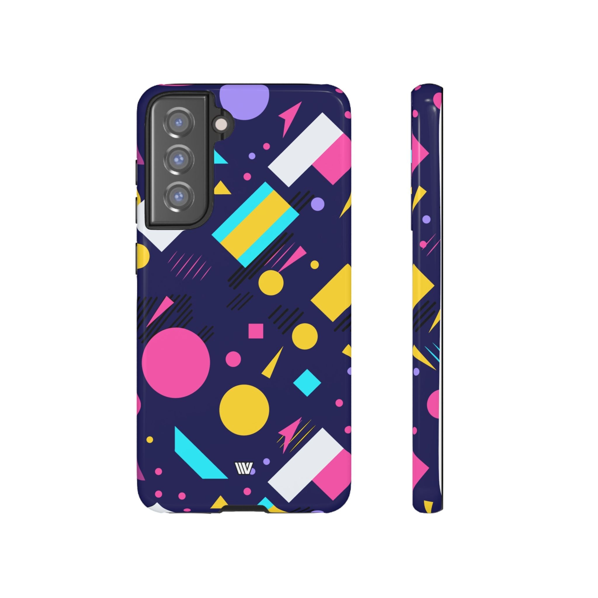 80s / 90s RETRO PATTERN DARK | Tough Phone Case
