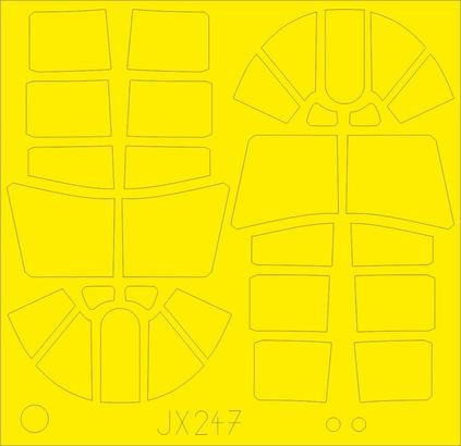 Eduard JX247 1/32 Mask Aircraft- P40N TFace for TSM
