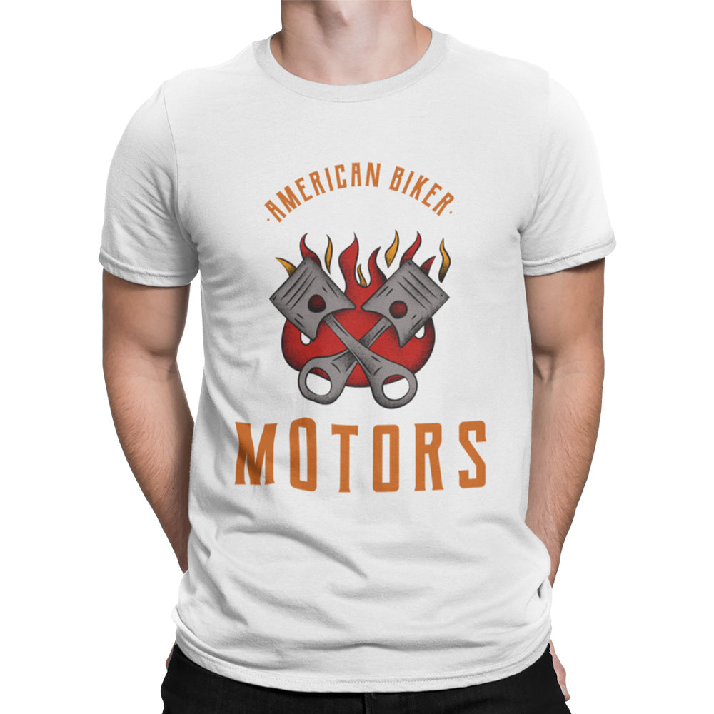 Mens American Biker T-Shirt