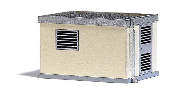 Busch 1570 HO Scale Modern Transformer Substation -- Kit