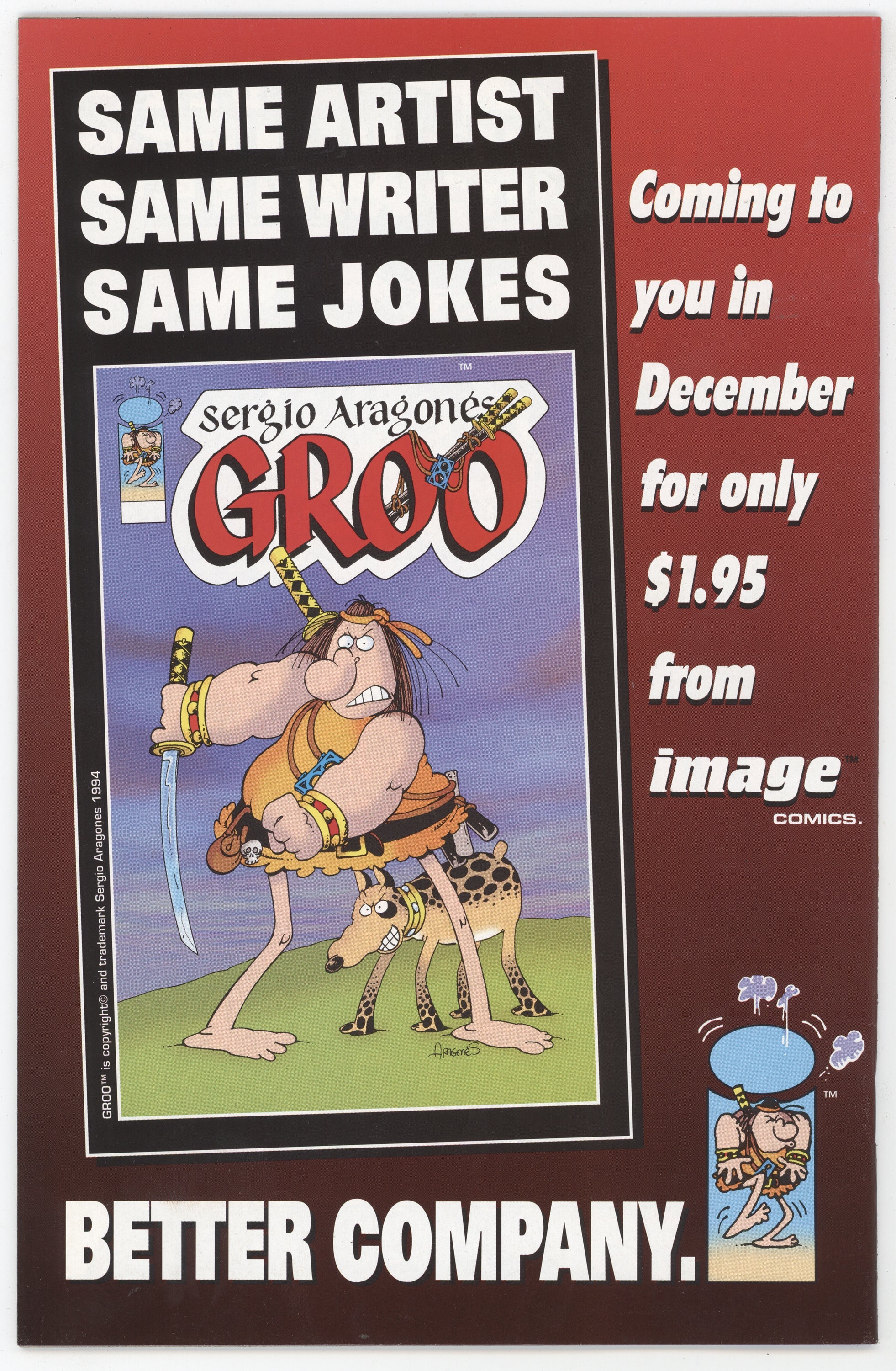 Black And White 1 Image 1994 NM Signed 2x Art Thibert Pamela Golden Apple Comics COA