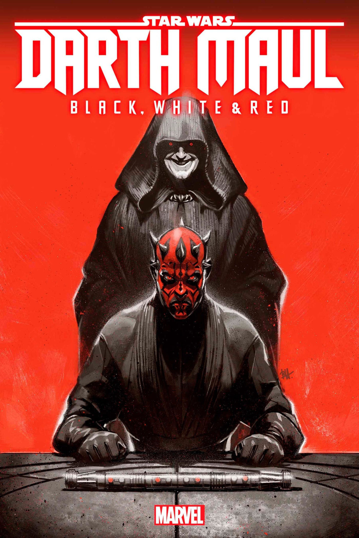 Star Wars Darth Maul Black White & Red #1 B Ben Harvey Variant (04/24/2024) Marvel