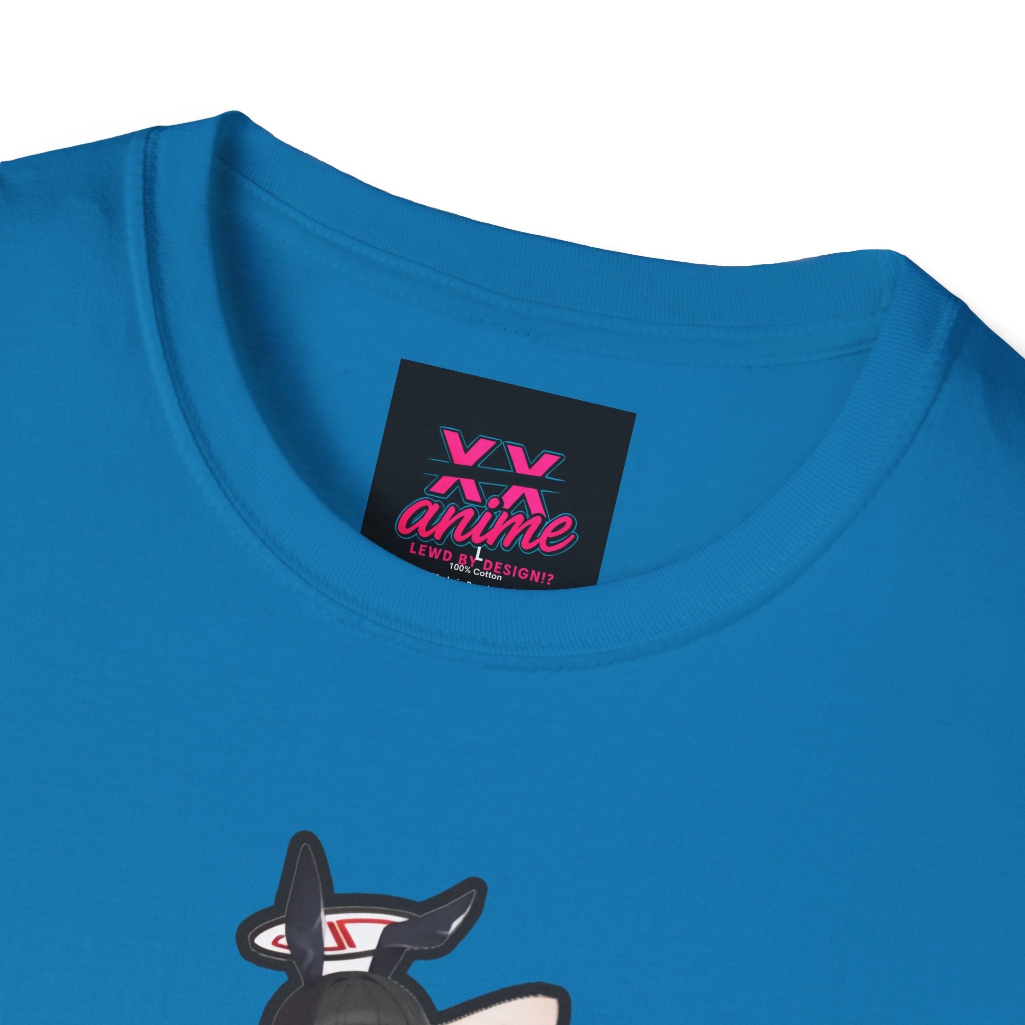 Anime-Inspired Witchy lewd bunny 2 T-Shirt: Spooky Season Vibe, Perfect for Comic Con, Halloween Party, or Casual Wear, Unisex Softstyle Tee, [...]