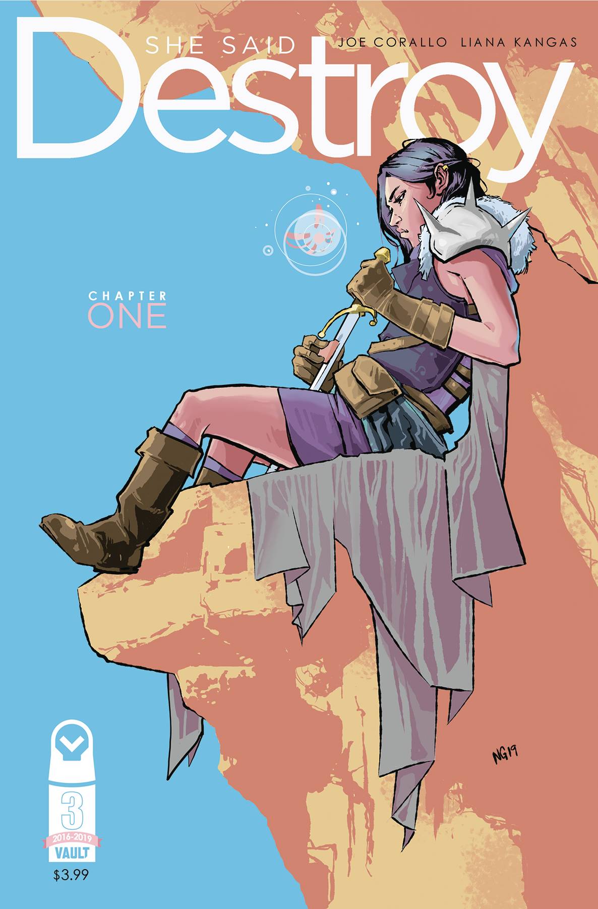 SHE SAID DESTROY #1 B Nathan Gooden Variant (05/29/2019) VAULT