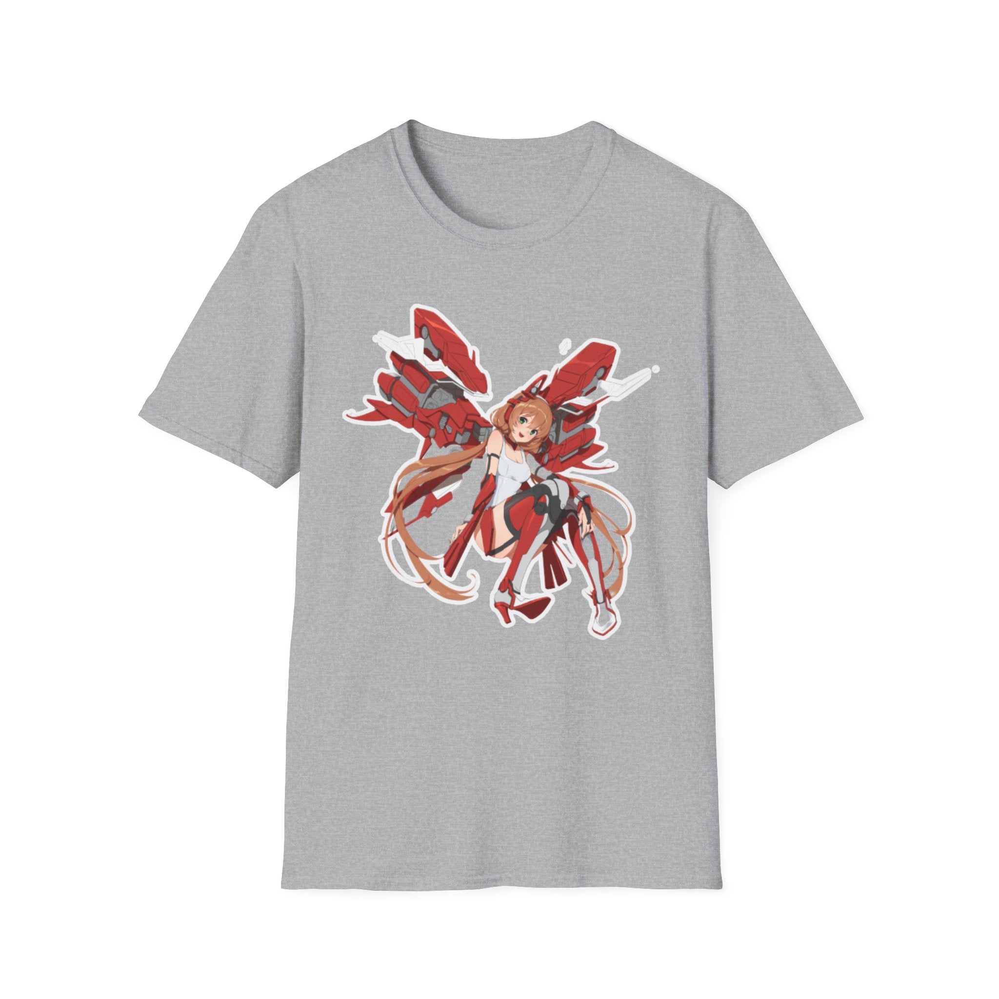 Red Butterfly Graphic Unisex T-Shirt, Cute Casual Tee, Anime-Inspired Apparel, Gift for Friends, Birthday Surprise