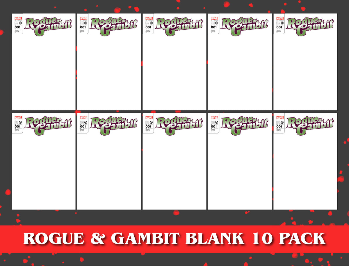 [10 PACK] Rogue & Gambit #1 Unknown Comics Exclusive Blank Var (03/01/2023)