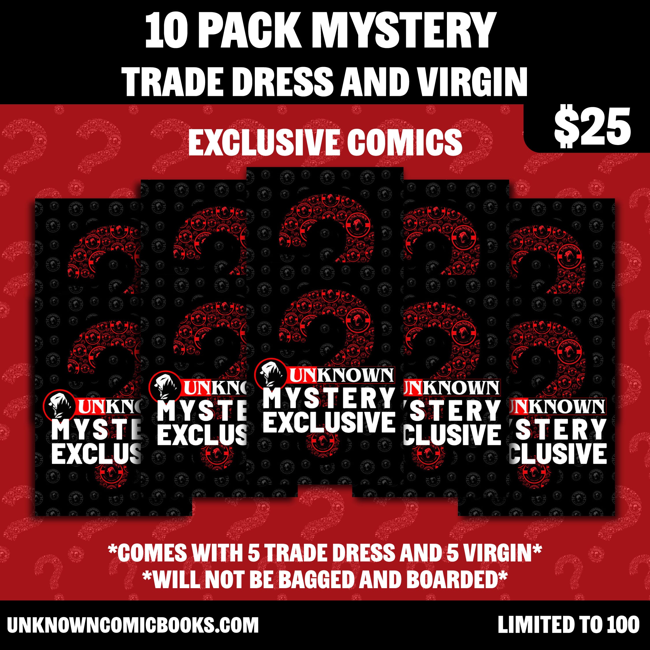 [10 PACK] MYSTERY TRADE DRESS & VIRGIN EXCLUSIVE COMICS