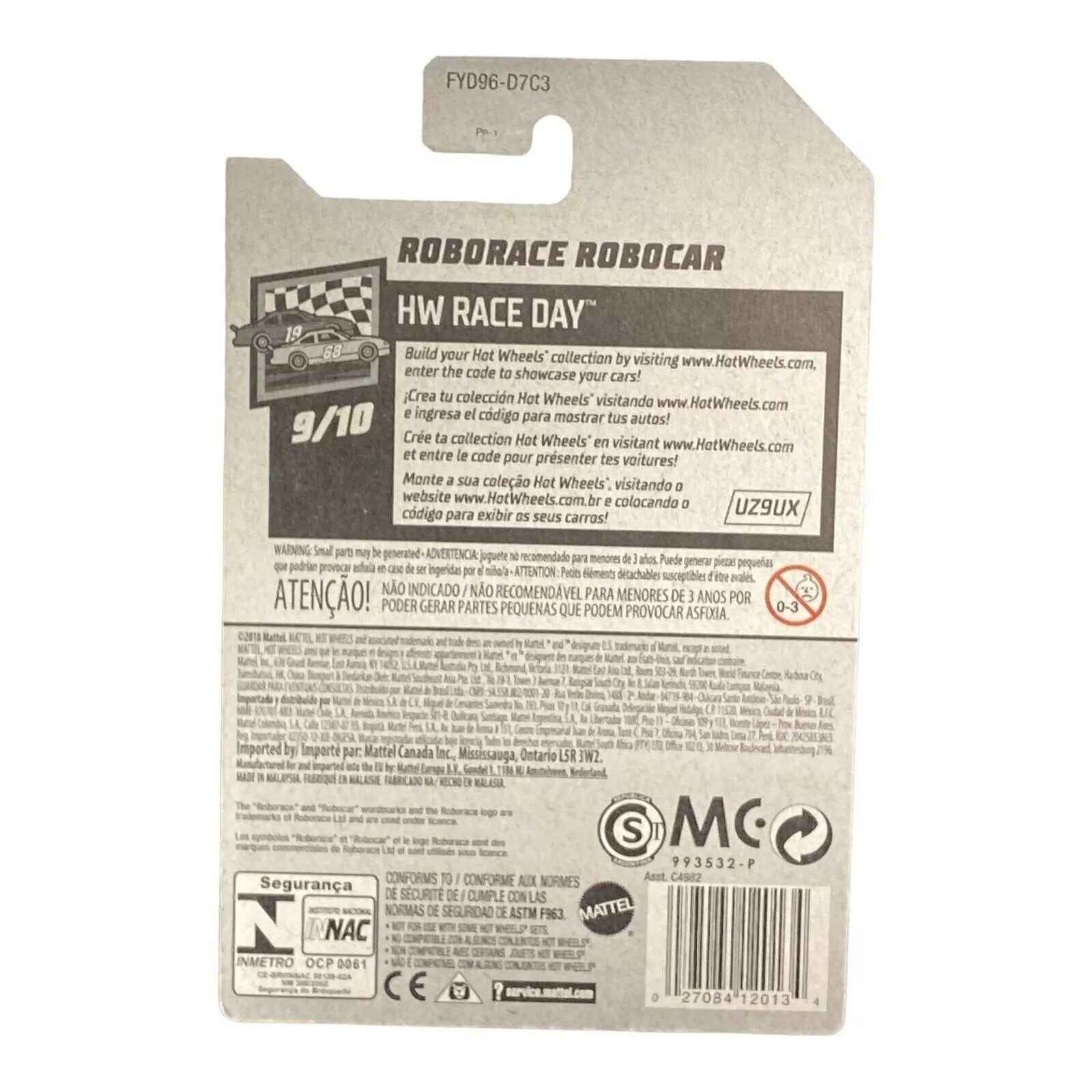 Hot Wheels Roborace Robocar - HW Race Day Series 9/10