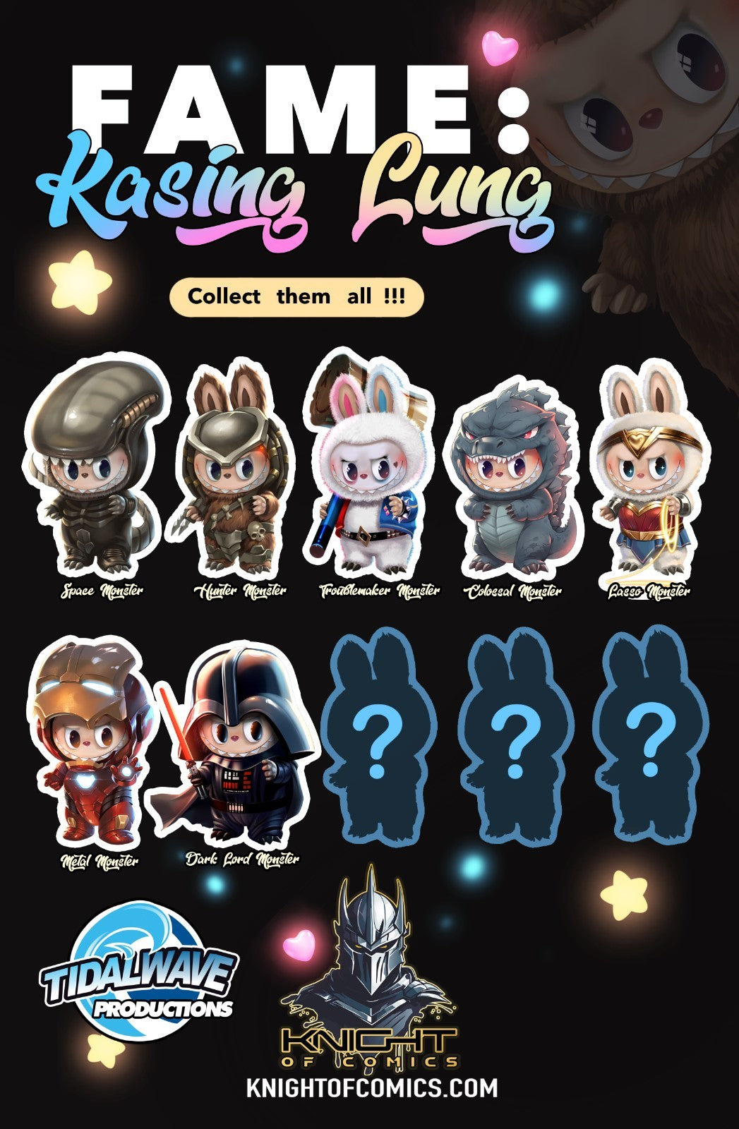 FAME: KASING LUNG CREATOR OF THE LABUBU - KATYA SINYUKHINA DARK LORD FOIL SDCC