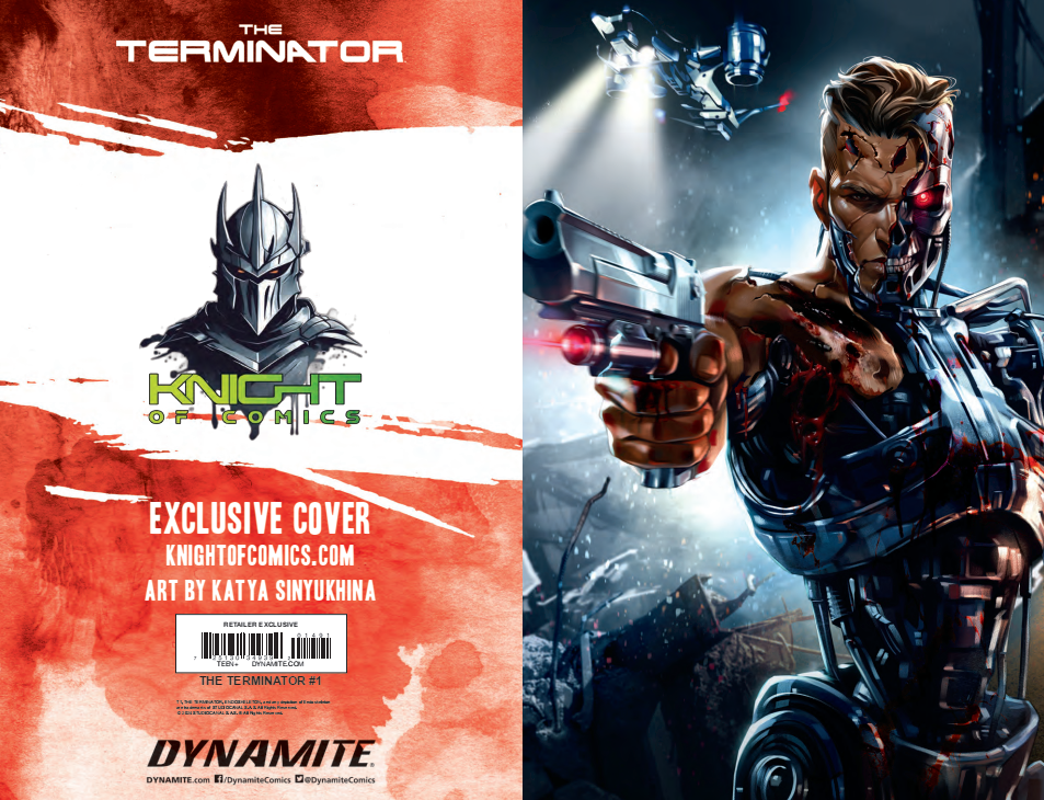 TERMINATOR #1 - KATYA SINYUKHINA COVER A NYCC 2024 +COA LTD 600 NM+