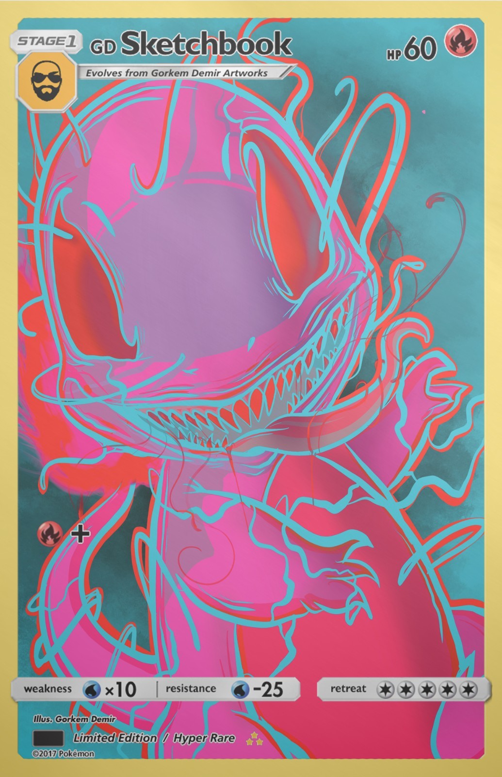 GORKEM DEMIR SKETCHBOOK - CHARMIZED COVER B HOLOFOIL VARIANT NYCC 2025 EXCLUSIVE